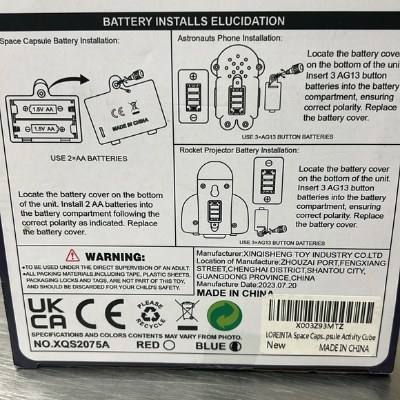 Space Capsule Activity Cube - Blue Musical Toy - Picture 9 of 9